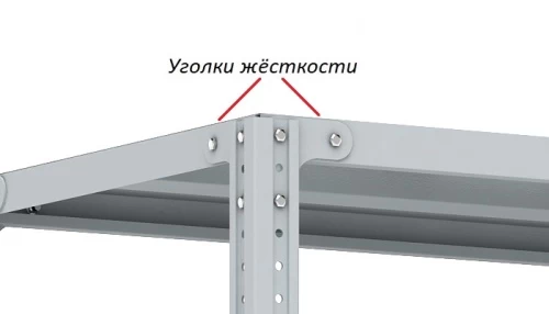 Стеллаж металлический Титан МС-750 3000x1000x700/4