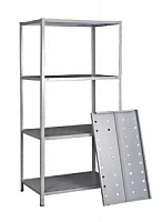 Стеллаж металлический ТС120 (1000х700х300)/2 перф.